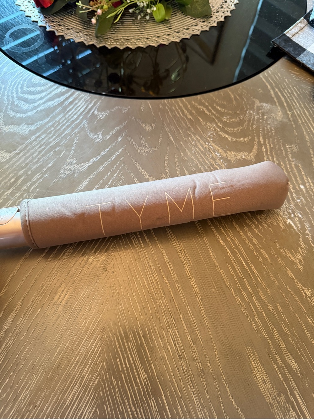 TYME Dusty Mauve Heat-Resistant Styling Tool Cover